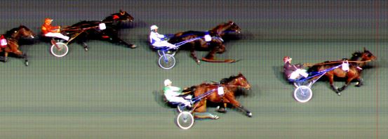 Målfoto for løp 8 på bane BI den 17.10.2014