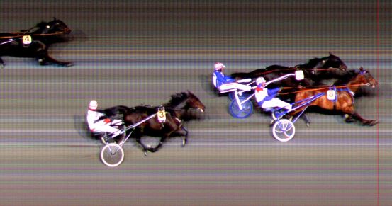 Målfoto for løp 1 på bane BI den 26.10.2014