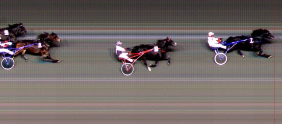 Målfoto for løp 6 på bane BI den 26.10.2014