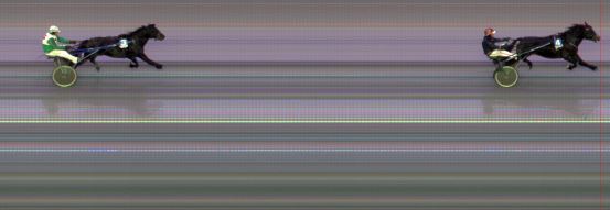 Målfoto for løp 2 på bane BI den 08.11.2014