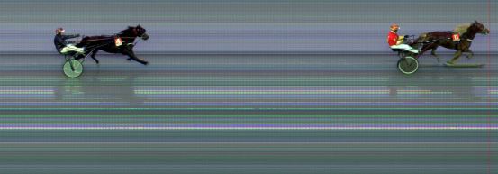 Målfoto for løp 3 på bane BI den 08.11.2014