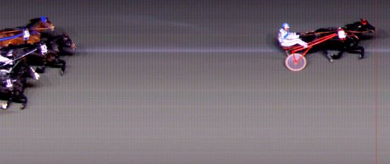 Målfoto for løp 6 på bane BI den 28.11.2014