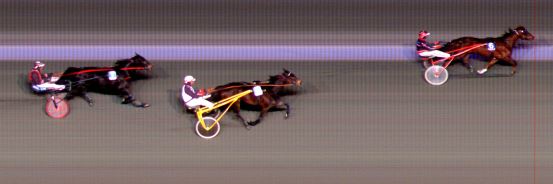 Målfoto for løp 2 på bane BI den 12.12.2014