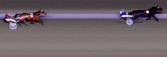 Målfoto for løp 3 på bane BI den 12.12.2014