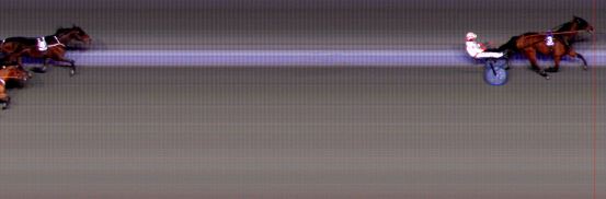 Målfoto for løp 6 på bane BI den 12.12.2014