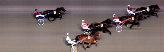 Målfoto for løp 1 på bane BI den 19.12.2014