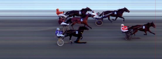 Målfoto for løp 2 på bane BI den 03.01.2015