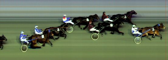 Målfoto for løp 6 på bane BI den 03.01.2015