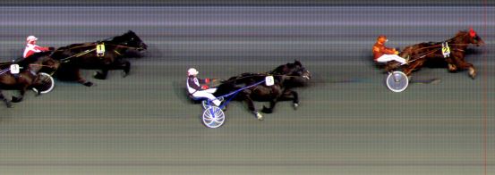 Målfoto for løp 1 på bane BI den 09.01.2015