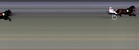 Målfoto for løp 4 på bane BI den 09.01.2015