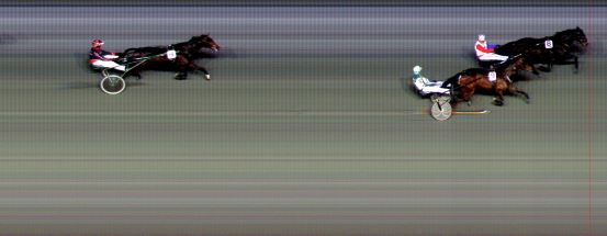 Målfoto for løp 5 på bane BI den 09.01.2015