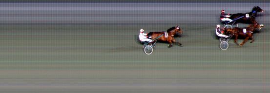 Målfoto for løp 7 på bane BI den 09.01.2015