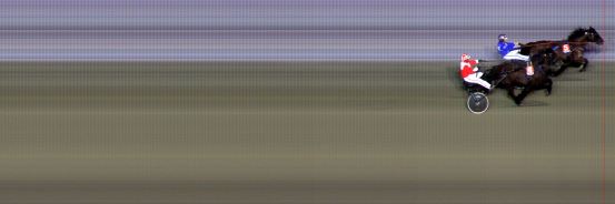 Målfoto for løp 3 på bane BI den 23.01.2015