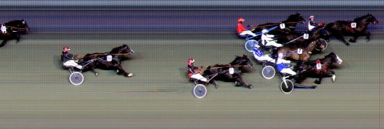 Målfoto for løp 5 på bane BI den 28.01.2015