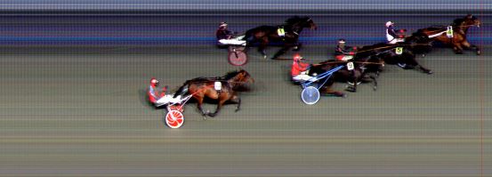 Målfoto for løp 9 på bane BI den 28.01.2015