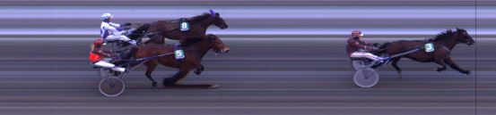 Målfoto for løp 4 på bane BI den 29.01.2015