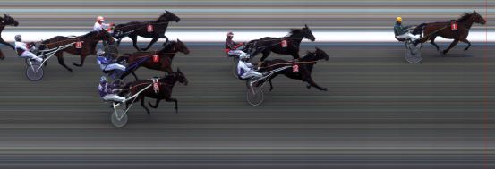 Målfoto for løp 3 på bane BI den 07.02.2015