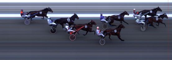 Målfoto for løp 5 på bane BI den 07.02.2015