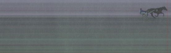 Målfoto for løp 6 på bane BI den 07.02.2015