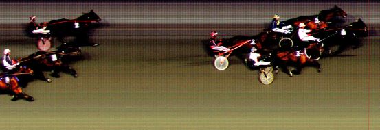 Målfoto for løp 6 på bane BI den 13.02.2015