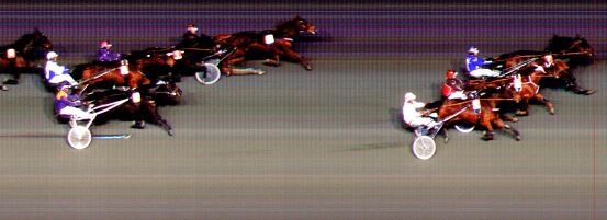 Målfoto for løp 3 på bane BI den 20.02.2015