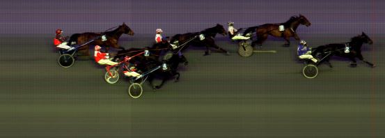 Målfoto for løp 2 på bane BI den 27.03.2015