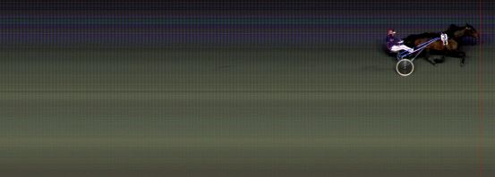 Målfoto for løp 5 på bane BI den 27.03.2015