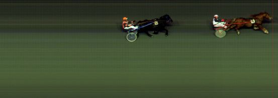 Målfoto for løp 7 på bane BI den 10.04.2015