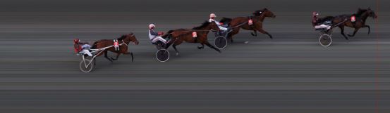 Målfoto for løp 3 på bane BI den 24.04.2015