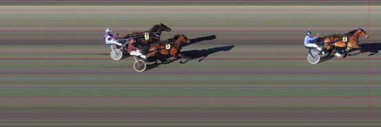 Målfoto for løp 1 på bane BI den 15.05.2015