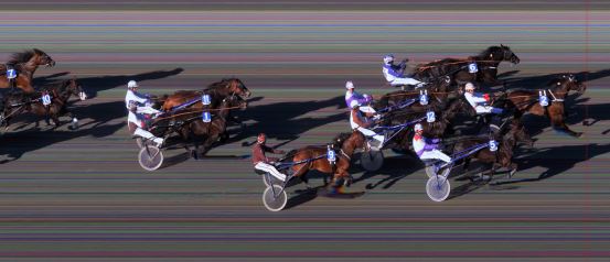 Målfoto for løp 2 på bane BI den 15.05.2015