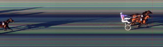 Målfoto for løp 6 på bane BI den 15.05.2015