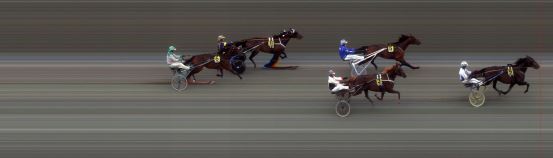 Målfoto for løp 1 på bane BI den 22.05.2015