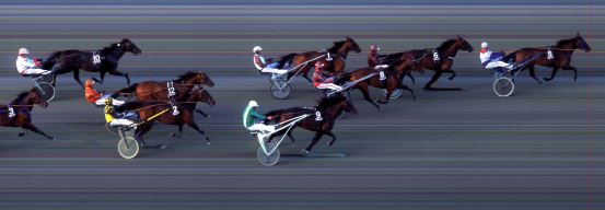 Målfoto for løp 6 på bane BI den 05.06.2015