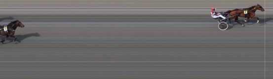 Målfoto for løp 1 på bane BI den 21.06.2015