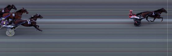 Målfoto for løp 6 på bane BI den 21.06.2015