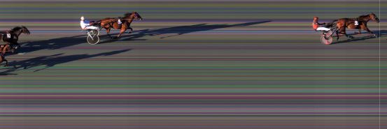 Målfoto for løp 6 på bane BI den 10.07.2015