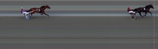 Målfoto for løp 6 på bane BI den 19.07.2015