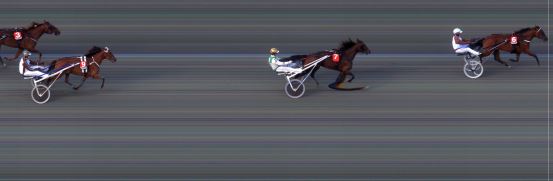 Målfoto for løp 3 på bane BI den 24.07.2015