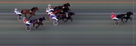 Målfoto for løp 9 på bane BI den 24.07.2015