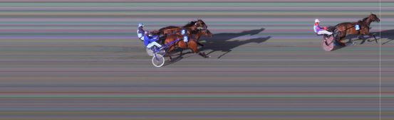 Målfoto for løp 2 på bane BI den 31.07.2015