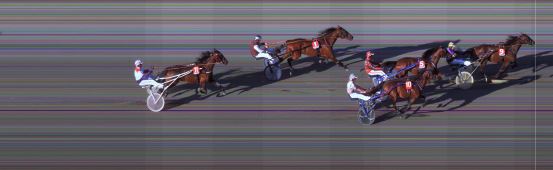 Målfoto for løp 3 på bane BI den 31.07.2015