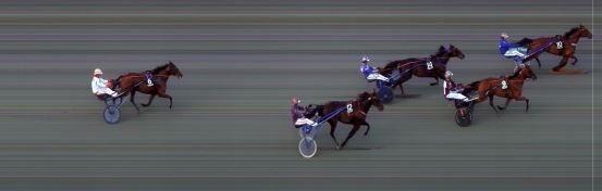 Målfoto for løp 6 på bane BI den 31.07.2015