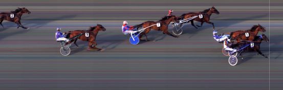 Målfoto for løp 5 på bane BI den 01.08.2015