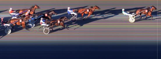 Målfoto for løp 3 på bane BI den 14.08.2015