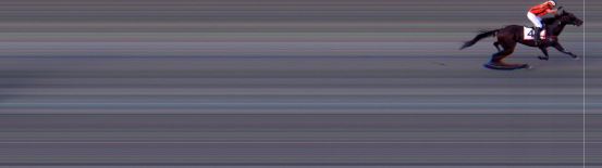 Målfoto for løp 1 på bane BI den 28.08.2015