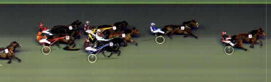 Målfoto for løp 5 på bane BI den 04.09.2015