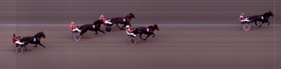 Målfoto for løp 2 på bane BI den 25.09.2015