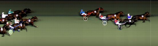 Målfoto for løp 5 på bane BI den 25.09.2015