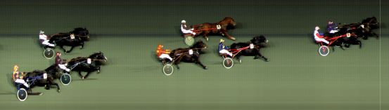 Målfoto for løp 7 på bane BI den 25.09.2015